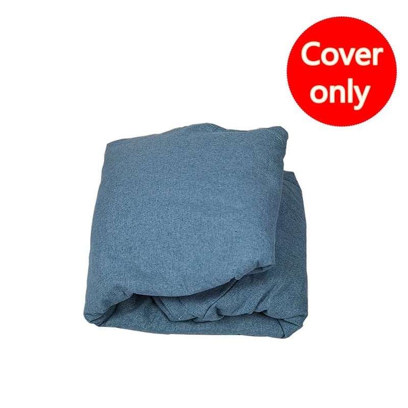 ChenLee Stuffed Animal Storage Bean Bag Cover (No Filler) Extra Soft Beanbag Seat Chair Covers-Cotton Linen Memory Foam Beanbag Replacement Cover for Adults Children without Filling - Image 2